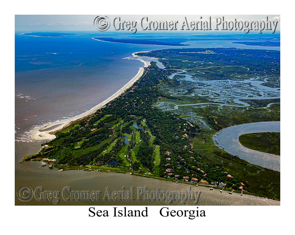 Aerial Photo of Sea Island, Georgia