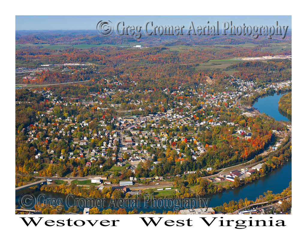 Aerial Photo of Westover, West Virginia