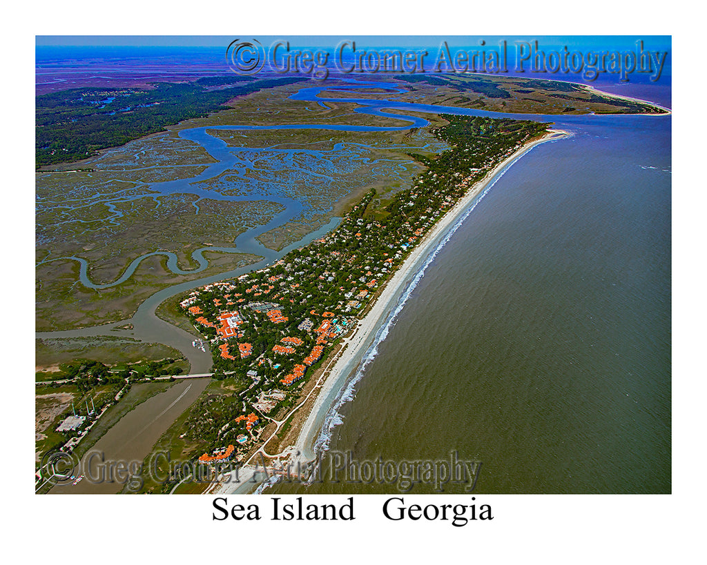 Aerial Photo of Sea Island, Georgia