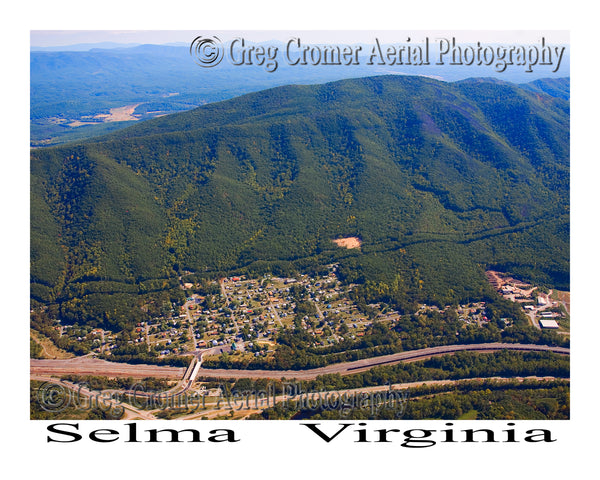 Aerial Photo of Selma, Virginia