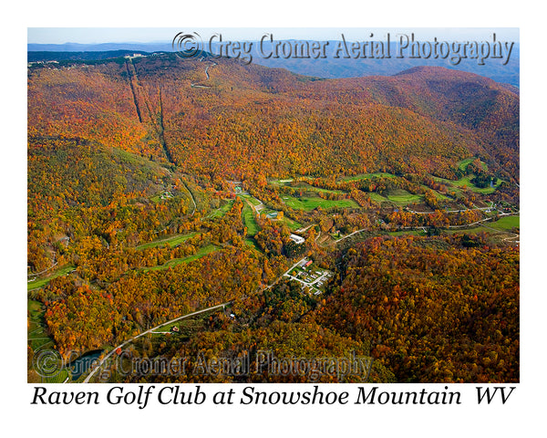 Aerial Photo of Raven Golf Club at Snowshoe Mountain, WV