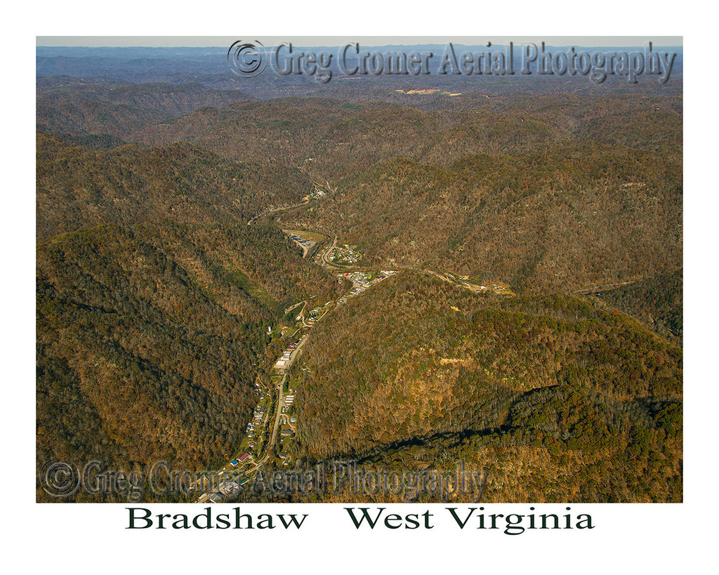 Aerial Photo of Bradshaw, West Virginia