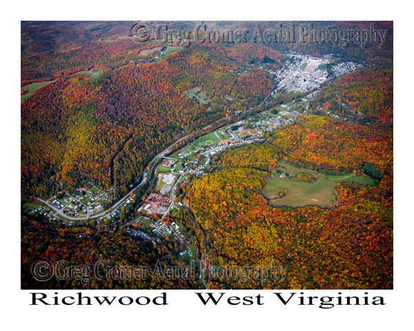 Aerial Photo of Richwood, West Virginia