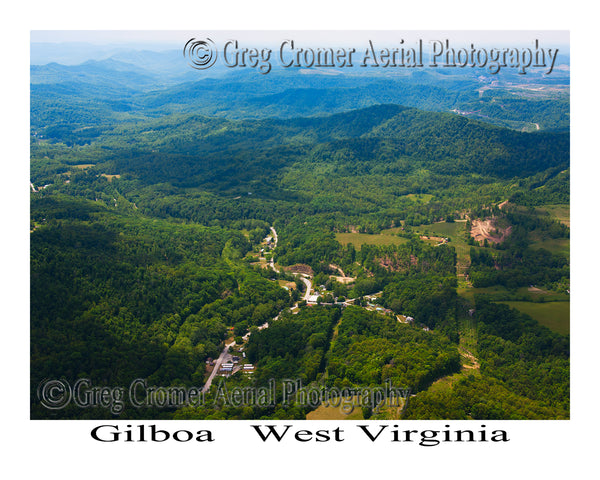 Aerial Photo of Gilboa, West Virginia