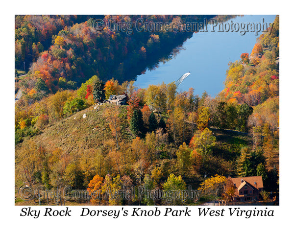 Aerial Photo of Dorsey Park - Morgantown, West Virginia