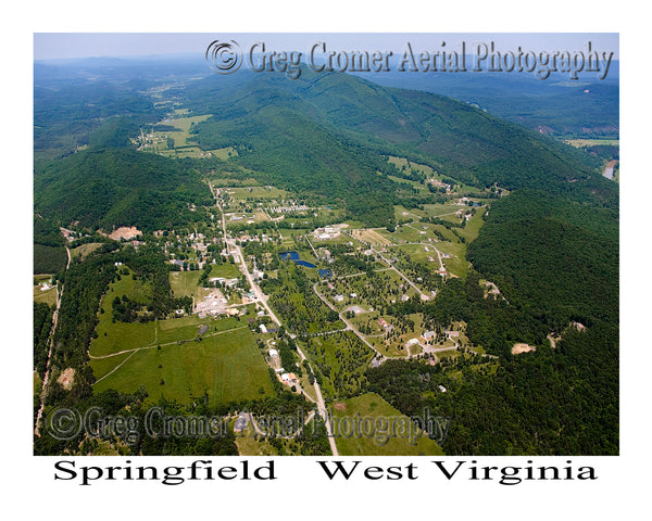 Aerial Photo of Springfield, West Virginia