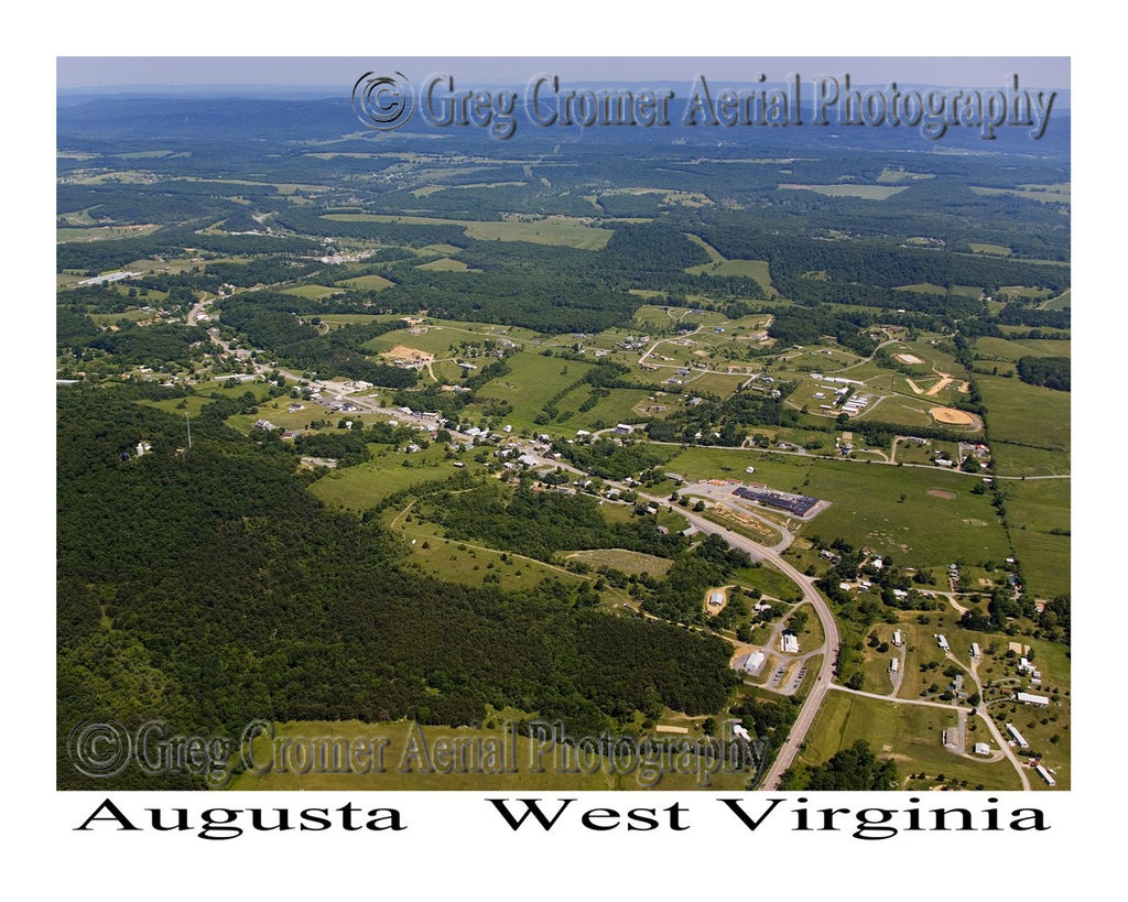 Aerial Photo of Augusta, West Virginia