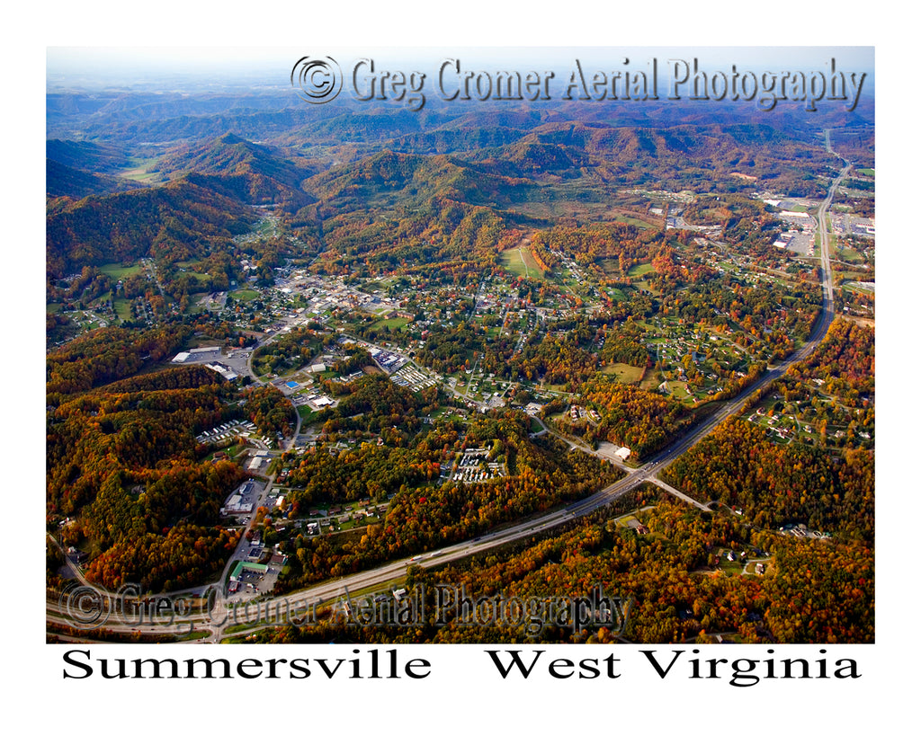 Aerial Photo of Summersville, West Virginia