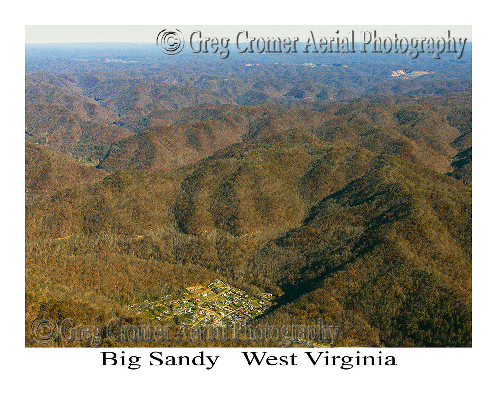 Aerial Photo of Big Sandy, West Virginia