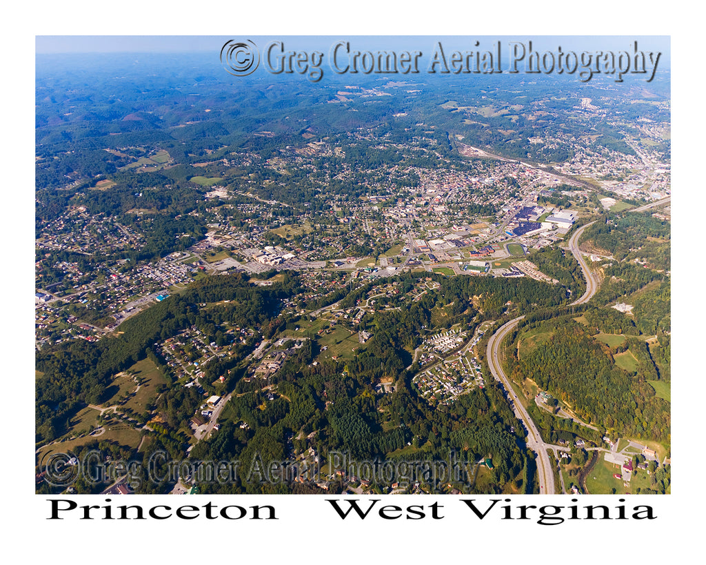 Aerial Photo of Princeton, West Virginia