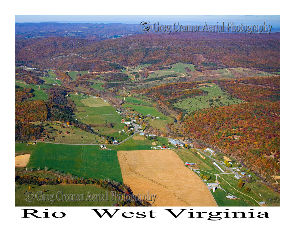 Aerial Photo of Rio, West Virginia