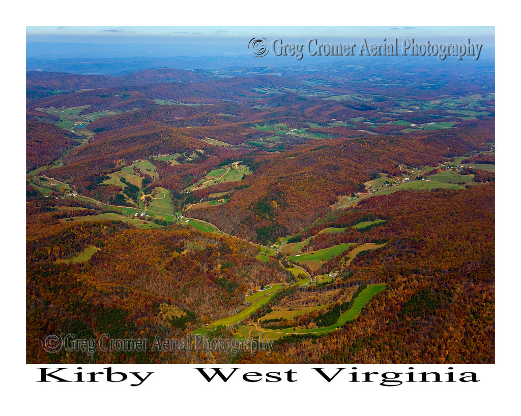 Aerial Photo of Kirby, West Virginia