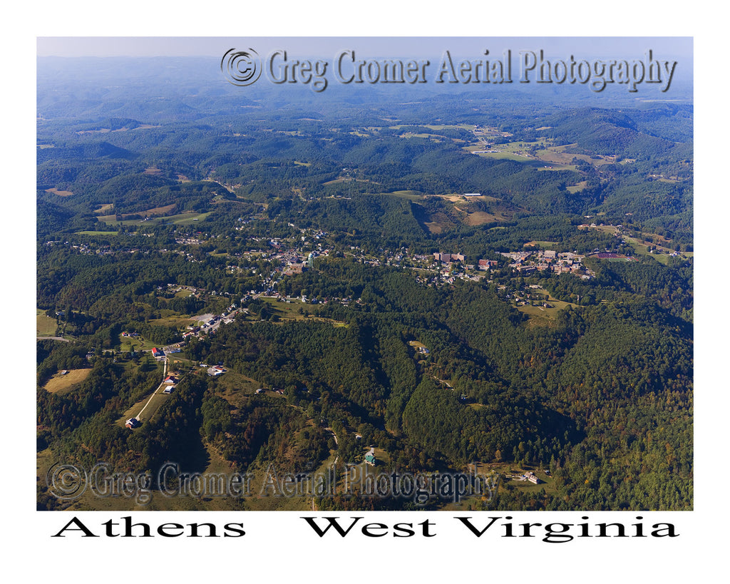 Aerial Photo of Athens, West Virginia