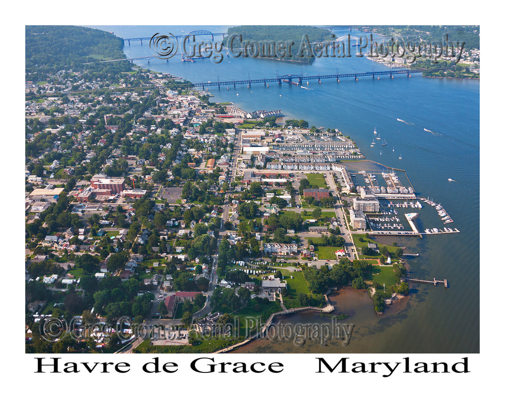 Aerial Photo of Havre de Grace, Maryland