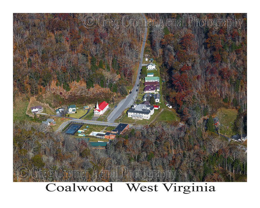 Aerial Photo of Coalwood, West Virginia