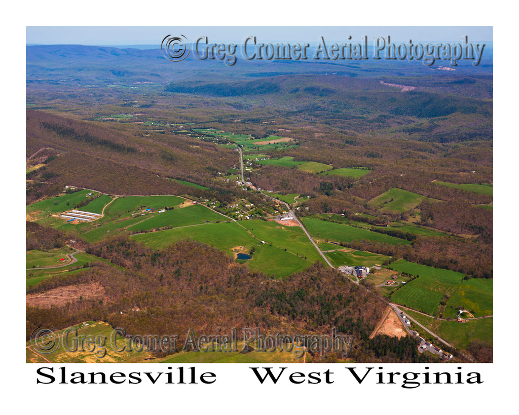 Aerial Photo of Slanesville, West Virginia
