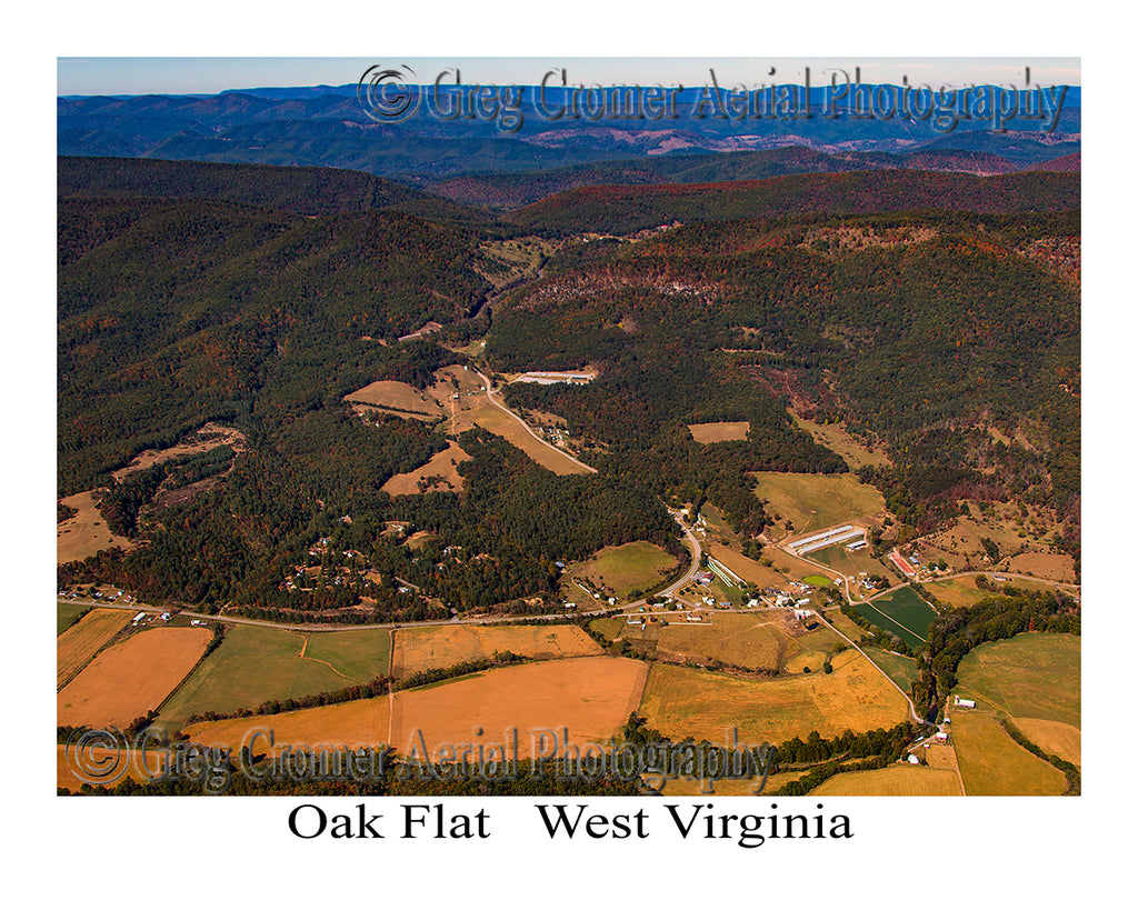 Aerial Photo of Oak Flat, West Virginia