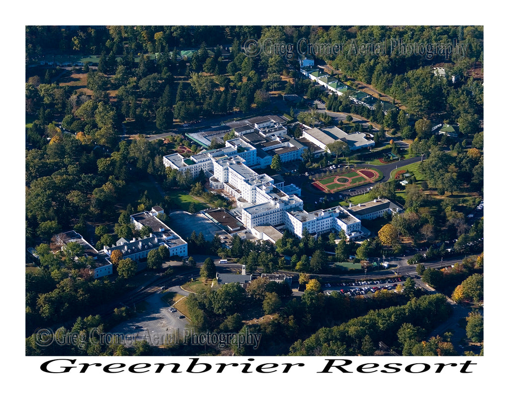 Aerial Photo of Greenbrier Resort - White Sulphur Springs, WV