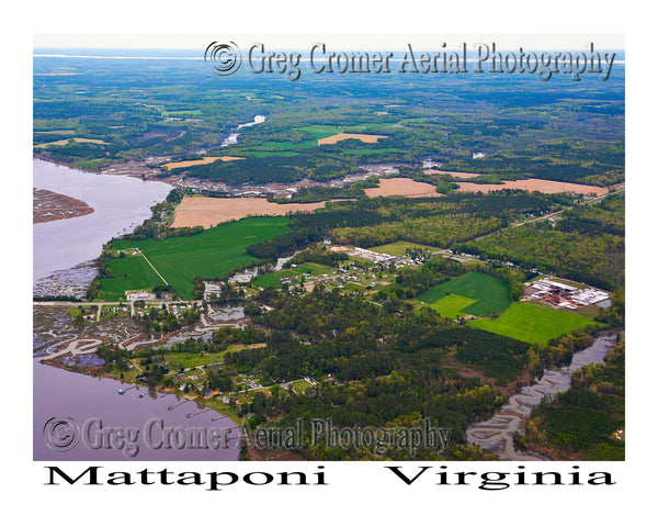 Aerial Photo of Mattaponi, Virginia