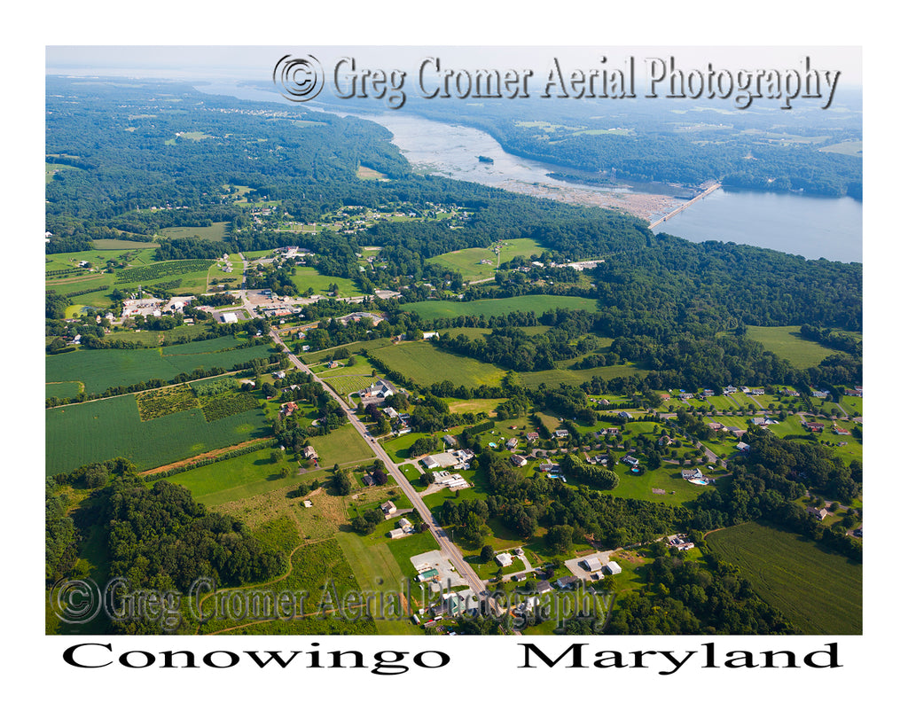 Aerial Photo of Conowingo, Maryland