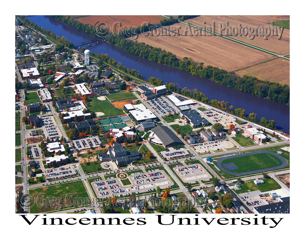 Aerial Photo of Vincennes University - Vincennes, Indiana