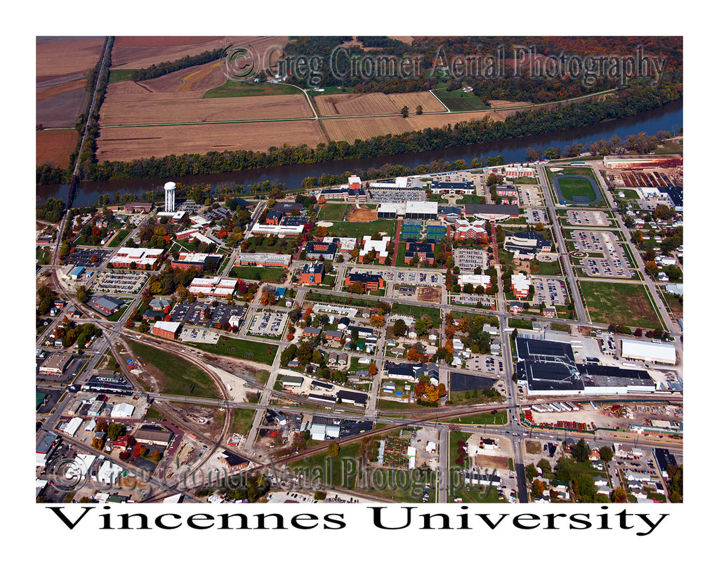 Aerial Photo of Vincennes University - Vincennes, Indiana