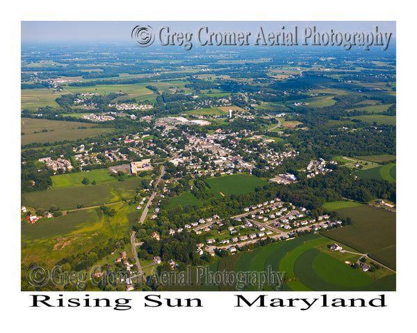 Aerial Photo of Rising Sun, Maryland