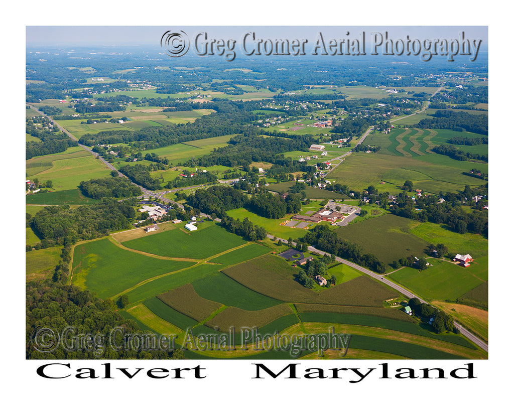 Aerial Photo of Calvert, Maryland