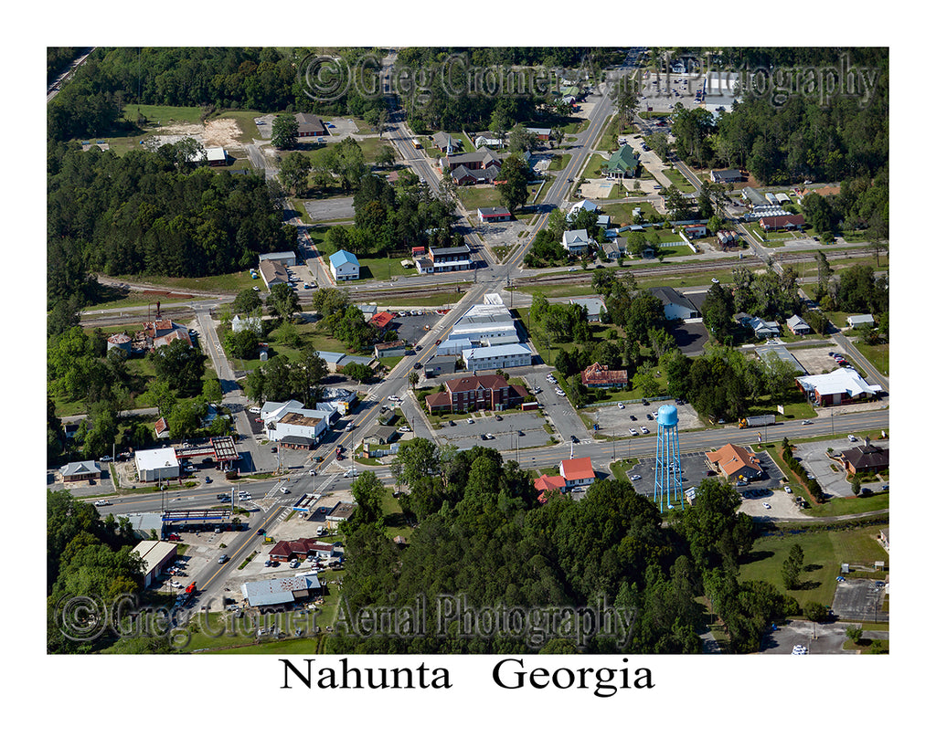 Aerial Photo of Nahunta, Georgia