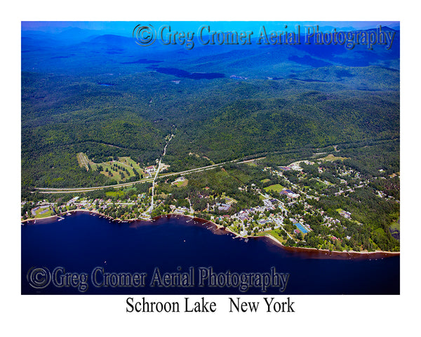 Aerial Photo of Schroon Lake, New York