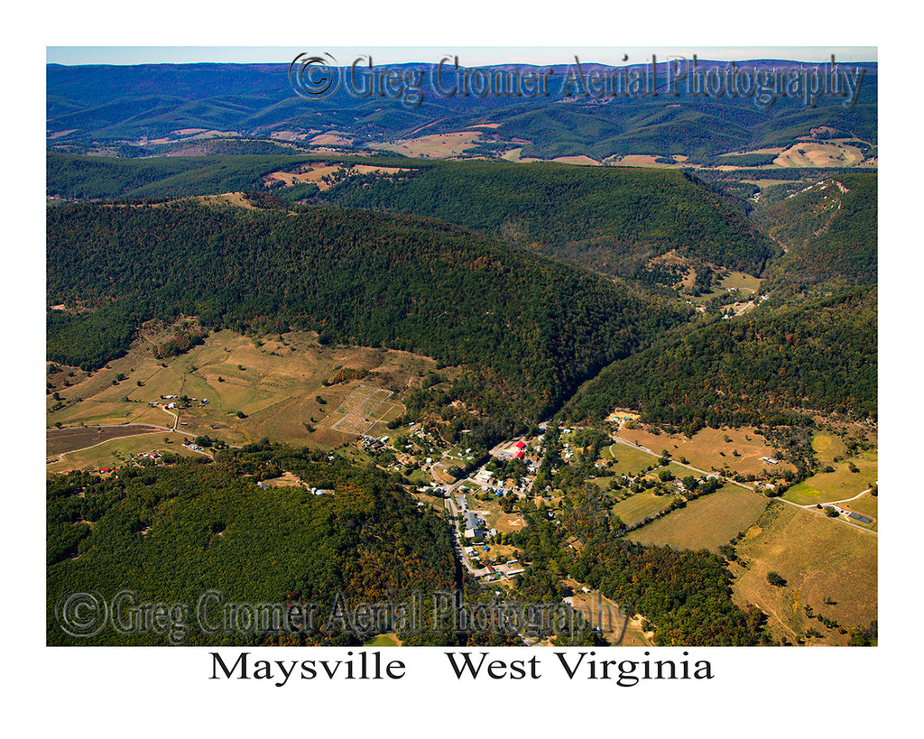 Aerial Photo of Maysville, West Virginia