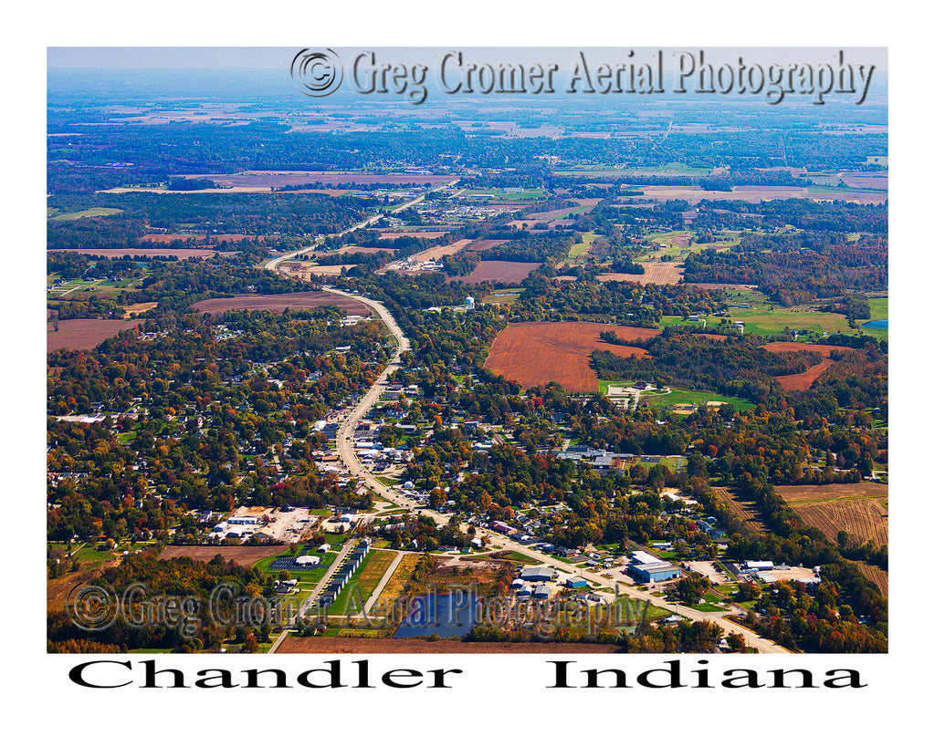 Aerial Photo of Chandler, Indiana