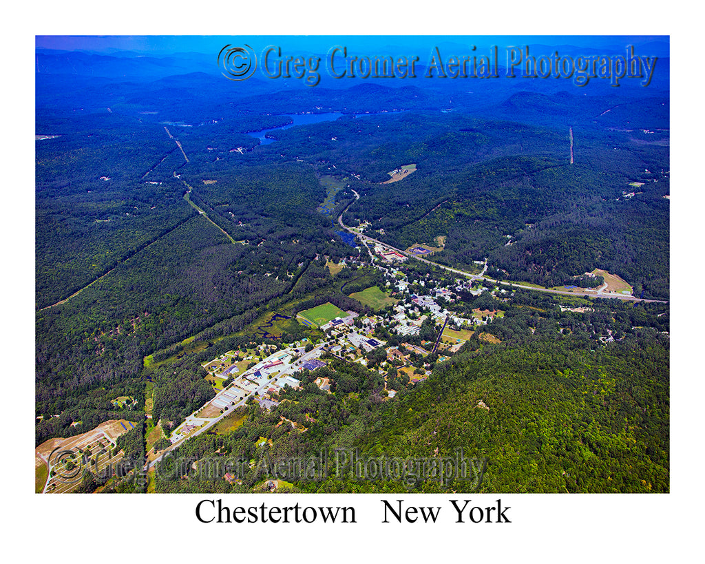 Aerial Photo of Chestertown, New York