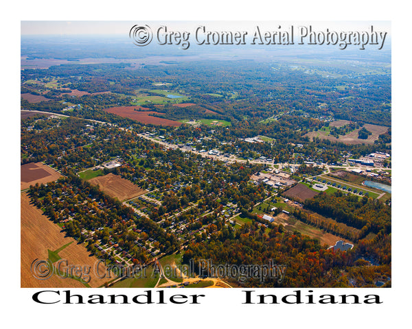 Aerial Photo of Chandler, Indiana