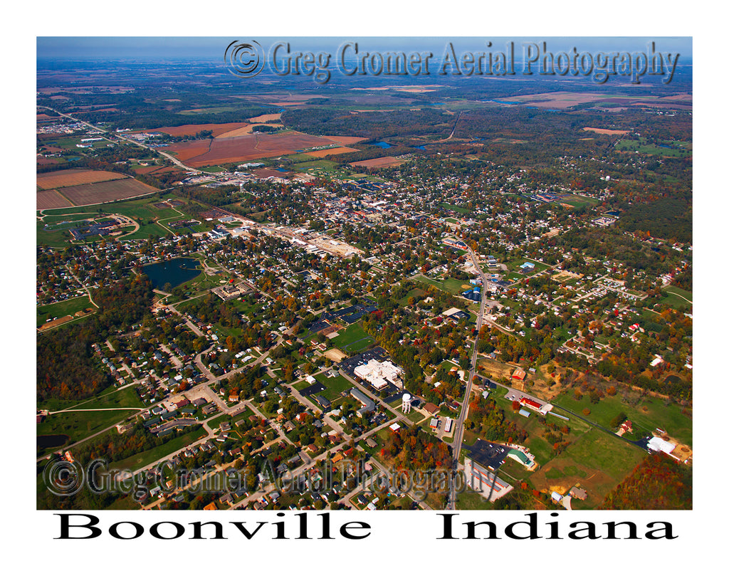 Aerial Photo of Boonville, Indiana