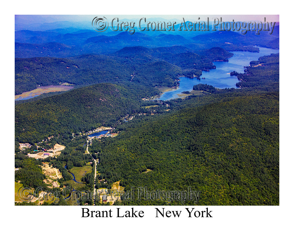 Aerial Photo of Brant Lake, New York