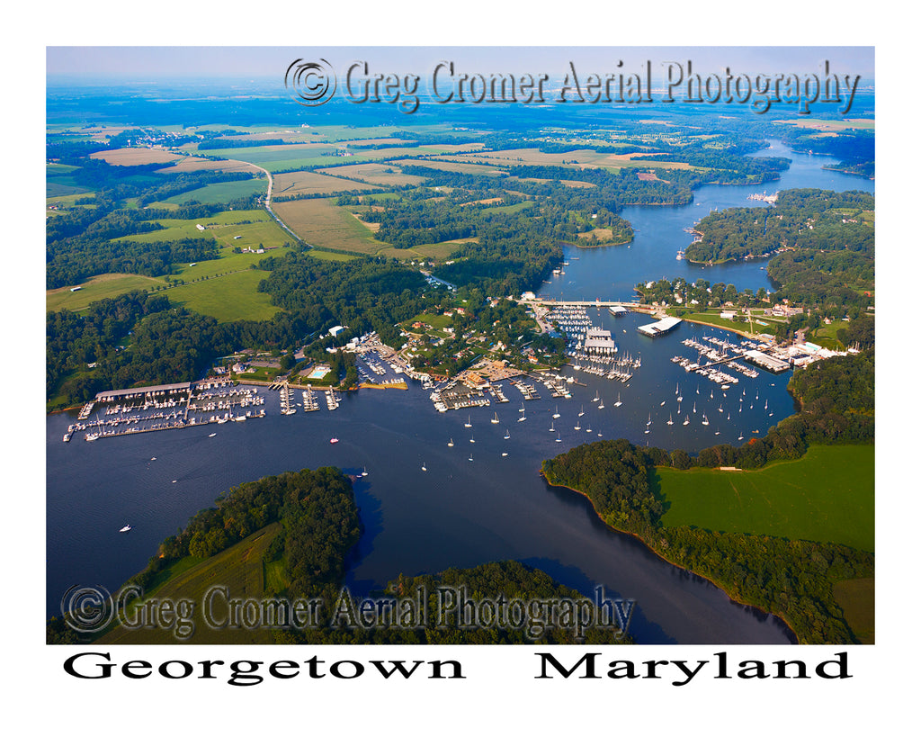 Aerial Photo of Georgetown, Maryland