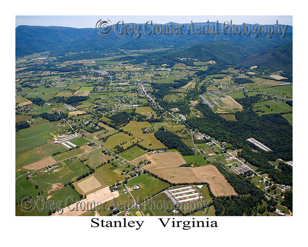 Aerial Photo of Stanley, Virginia