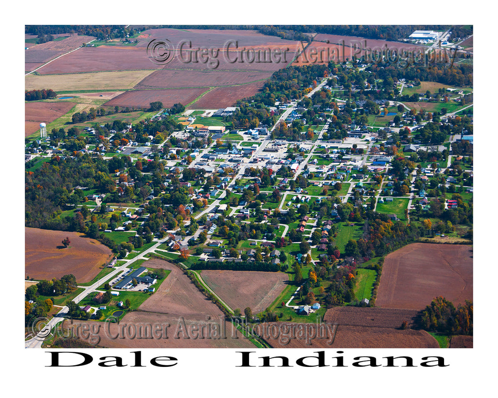 Aerial Photo of Dale, Indiana