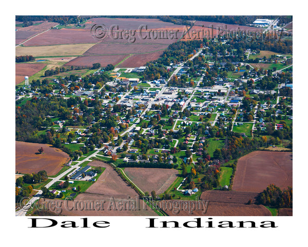 Aerial Photo of Dale, Indiana