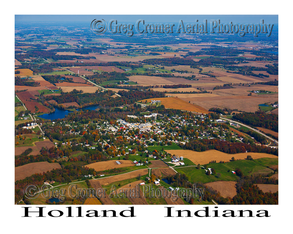 Aerial Photo of Holland, Indiana