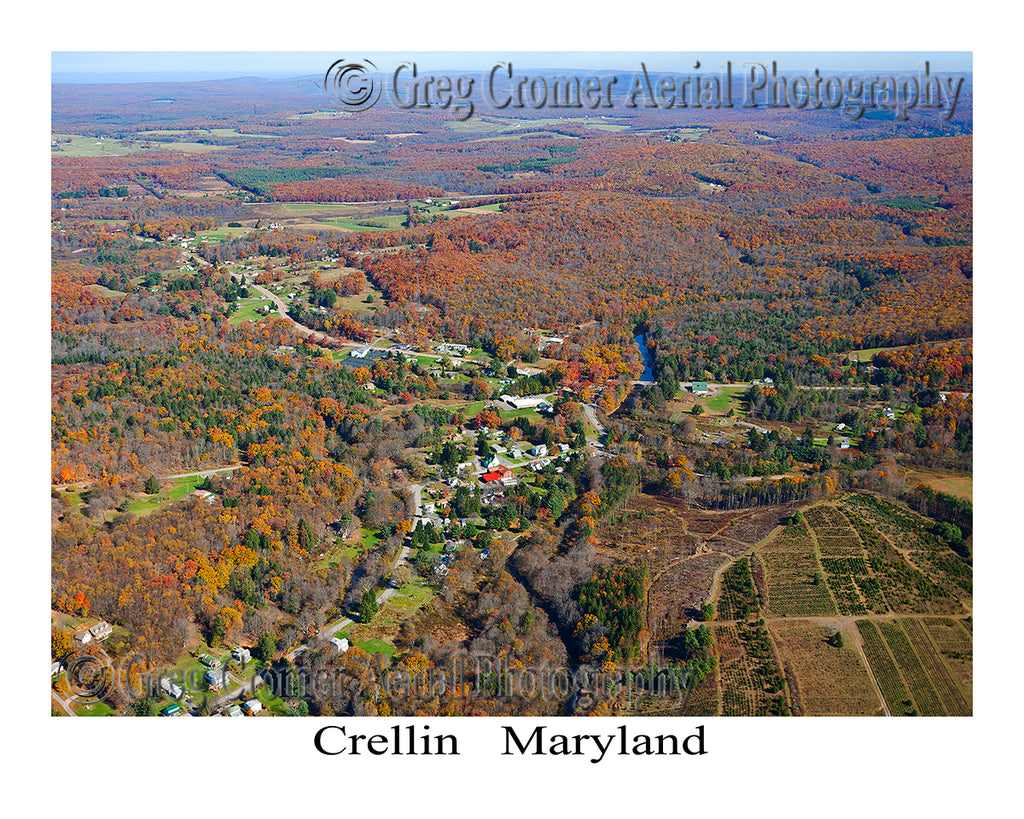 Aerial Photo of Crellin, Maryland