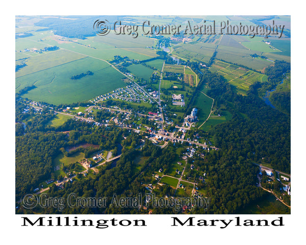 Aerial Photo of Millington, Maryland