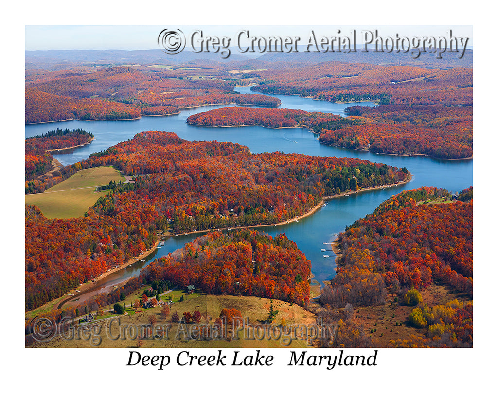 Aerial Photo of Deep Creek Lake, Maryland