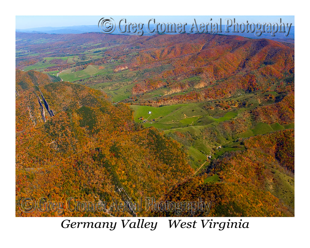 Aerial Photo of Germany Valley, WV