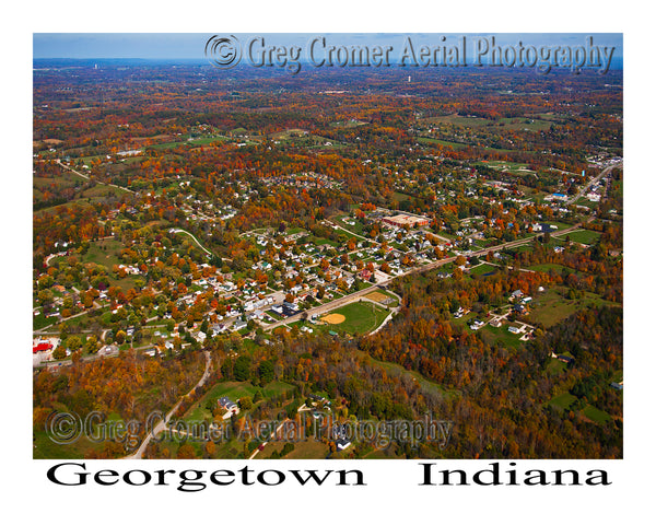 Aerial Photo of Georgetown, Indiana