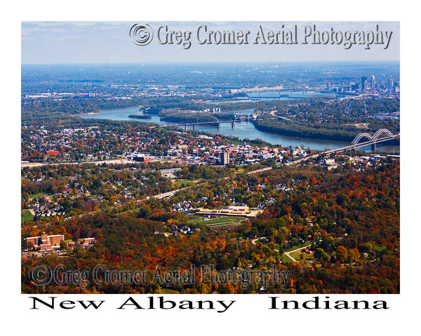 Aerial Photo of New Albany, Indiana