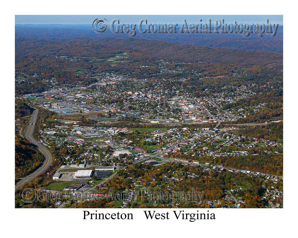 Aerial Photo of Princeton, West Virginia