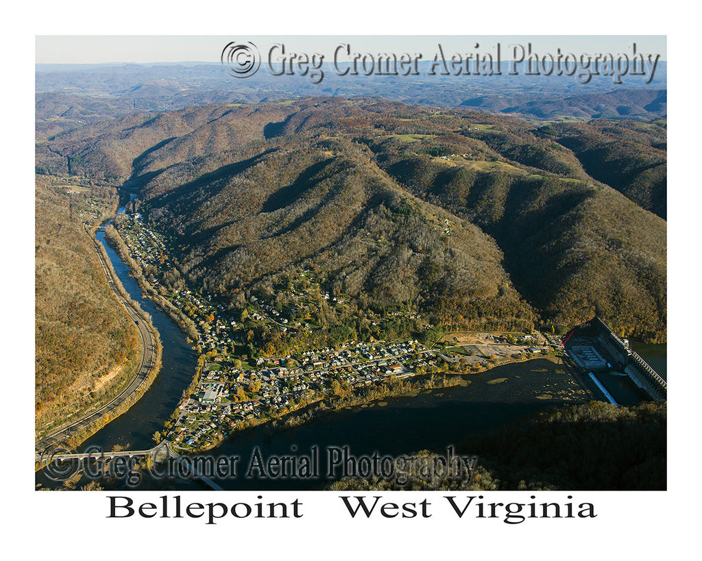 Aerial Photo of Bellepoint, West Virginia