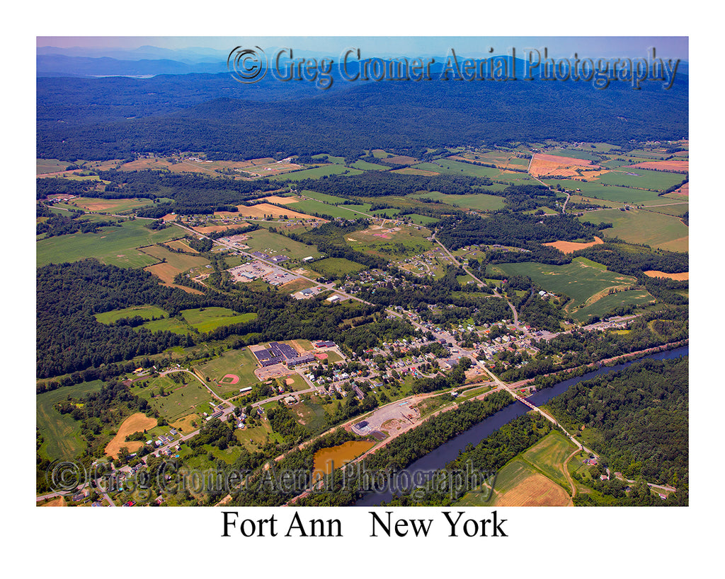 Aerial Photo of Fort Ann, New York